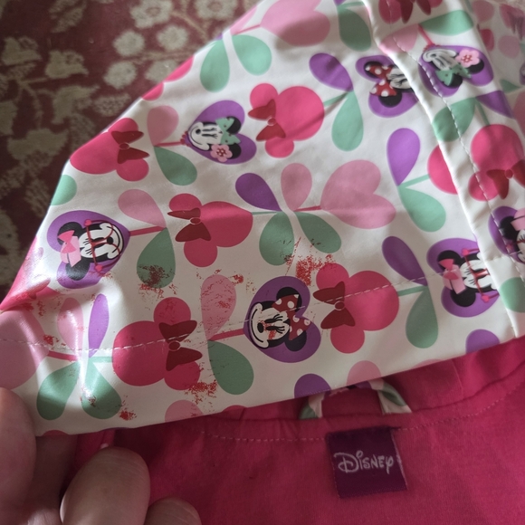 Disney Pink Hooded Jacket with Minnie Mouse Print - Picture 3 of 5